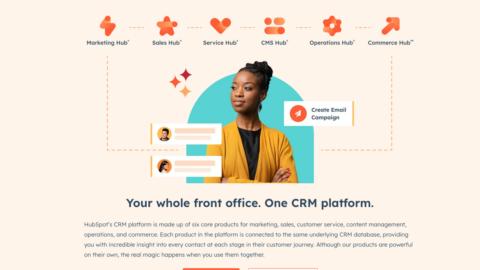 HUbSpot Home Page